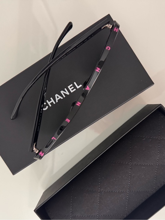Chanel Black Oval Sunglasses main image 7